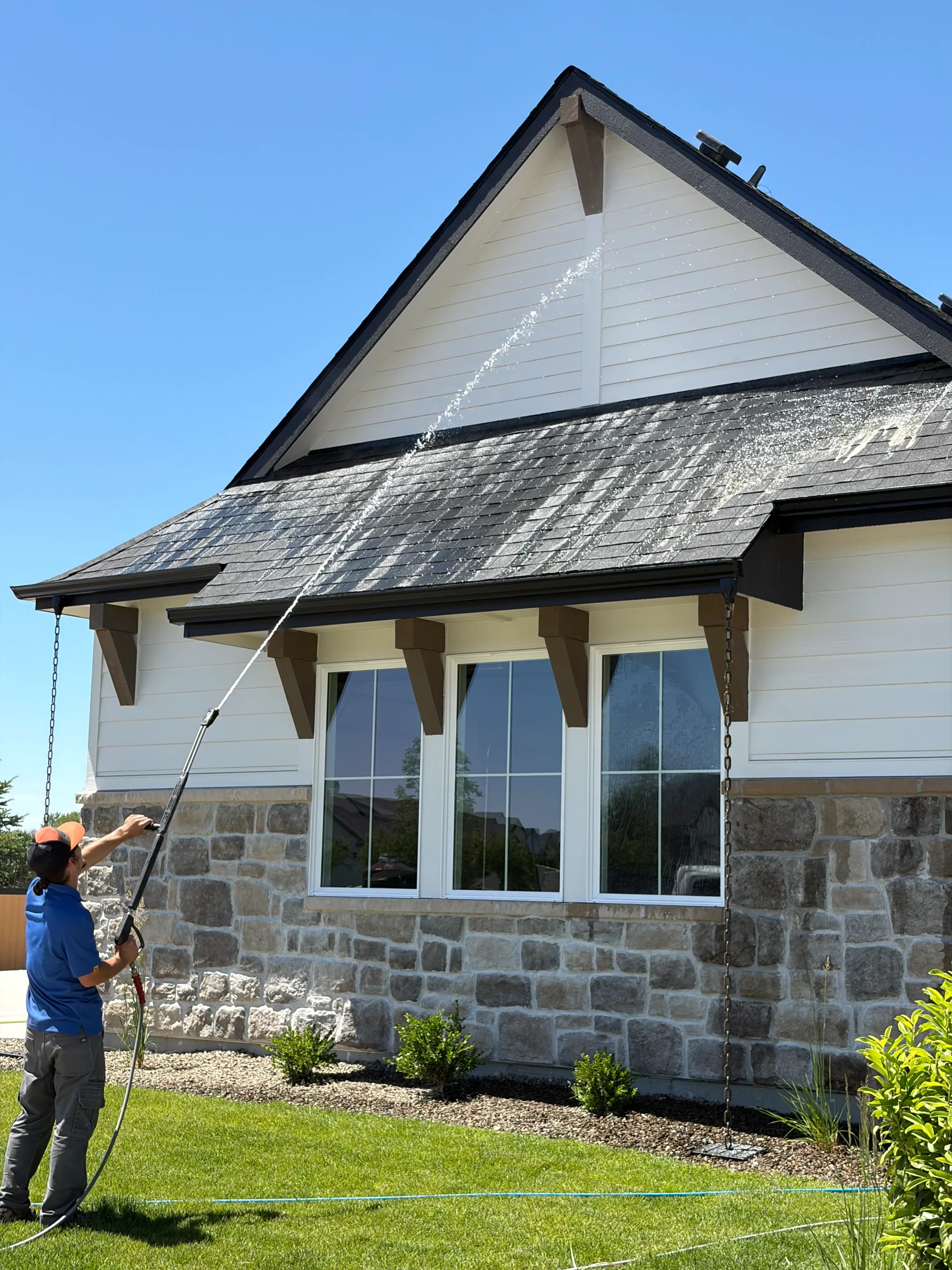 Pressure washing